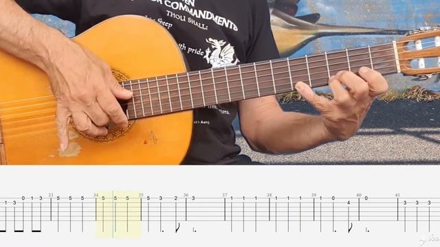Waves of the Danube (Anniversary Song) Easy Guitar Tabs Lesson - Tutorial смотреть онлайн