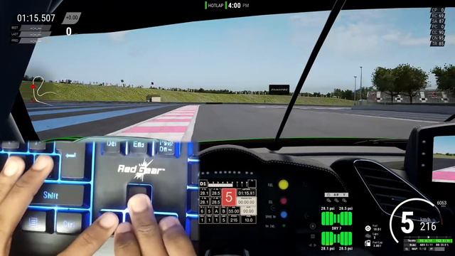 Assetto Corsa Competizione on Keyboard - Paul Ricard 1:58.650 смотреть онлайн
