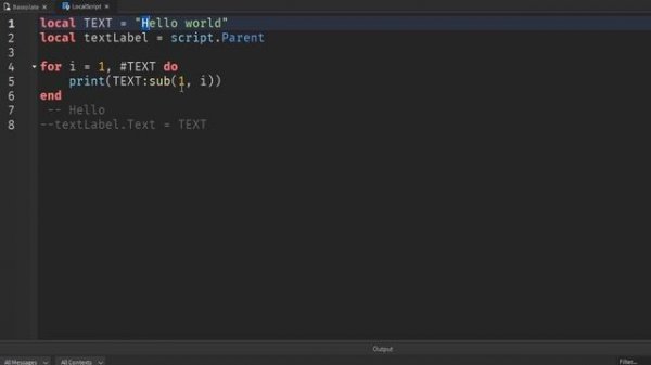 How to SCRIPT a TYPEWRITER TEXT EFFECT on ROBLOX!