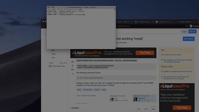 Installing mysql and phpmyadmin in Mac OS смотреть онлайн