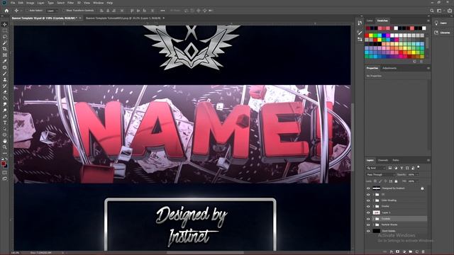 FREE 3D YouTube Banner Template (Cinema 4D + Photoshop!) смотреть онлайн