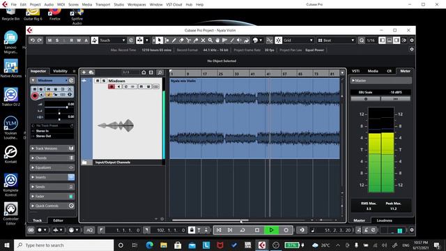 "Nyala" Mastering Cubase Pro11 with Violin (Preview Instrumental Version)) смотреть онлайн