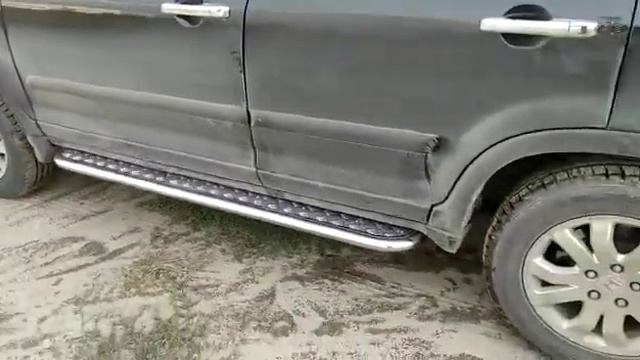 Honda CRV Cr-v пороги с листом смотреть онлайн