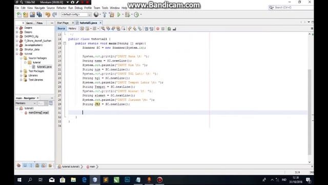 program java sederhana menggunakan scanner dan bufferedreader смотреть онлайн