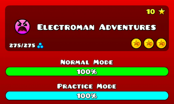 13 Уровень (Electroman Adventures) - Geometry Dash