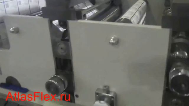 Флексографская печатная машина AtlasFlex , 3 слота высечки, в работе 6 смотреть онлайн