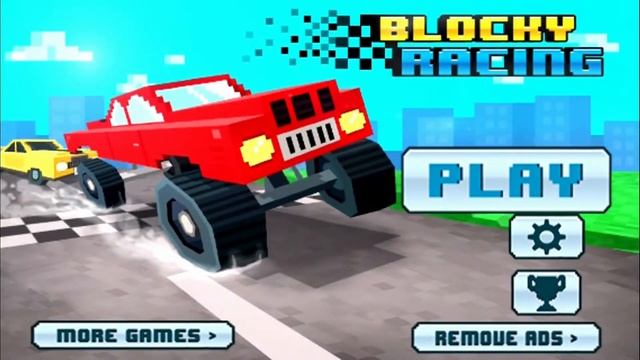 Blocky Racing - Nexx Studio Race Block Cars on City Roads Walkthrough смотреть онлайн