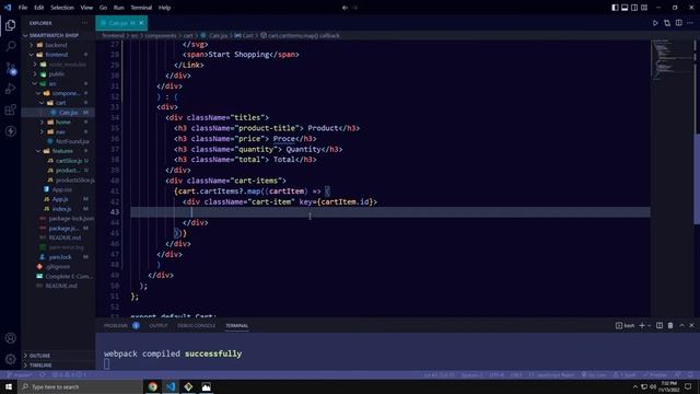Complete E-Commerce using MERN || React and Redux Toolkit Course || Display Cart Items || 14 смотреть онлайн