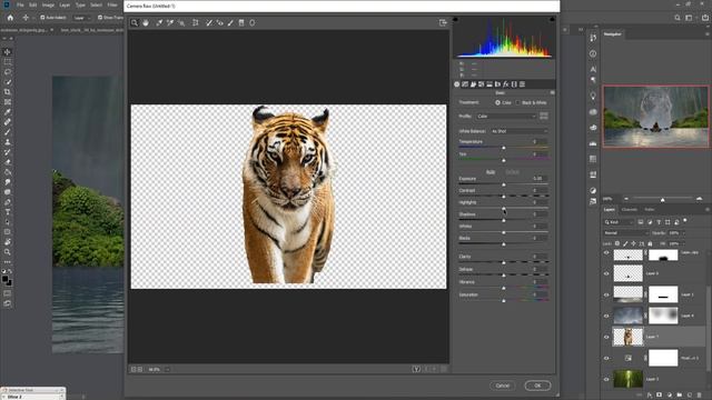 Tiger Photoshop Manipulation Tutorial Fantasy Art смотреть онлайн