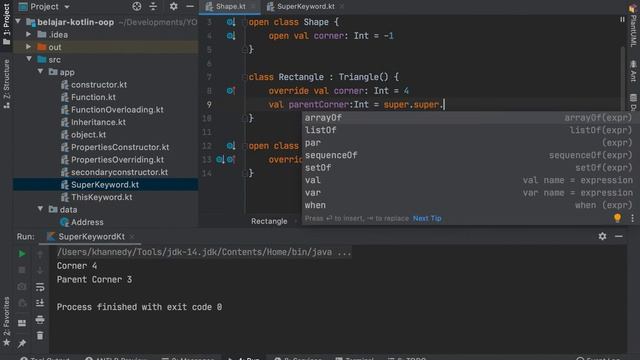 Belajar Kotlin OOP - 15 super Keyword смотреть онлайн