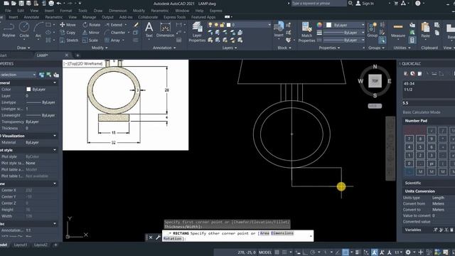 AutoCAD 20 days 2D CAD Exercise 10. Using Chamfer Command смотреть онлайн