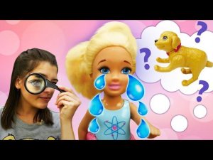 Игры для девочек. У Челси пропала собака. Кен спешит на помощь! Видео про кукол Барби