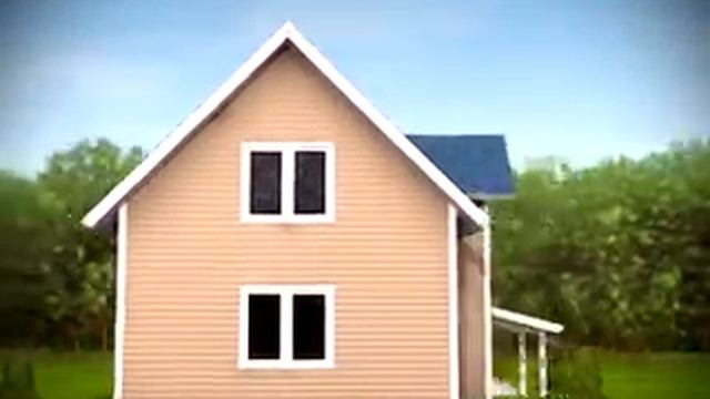 Проект дома из СИП панелей площадью 73 м2 смотреть онлайн