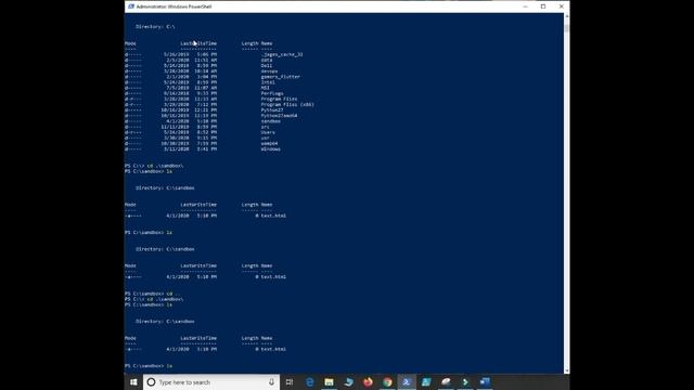 Creating Files in the Windows Powershell Terminal (new-item) How to смотреть онлайн