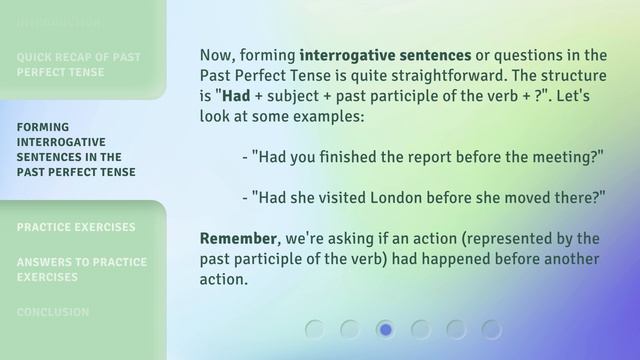 Unraveling Interrogative Sentences in the Past Perfect Tense смотреть онлайн