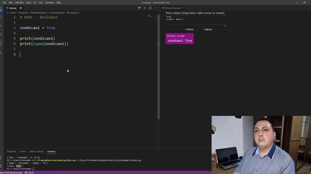 Python 014 Tipos de Dados Básicos Bool смотреть онлайн