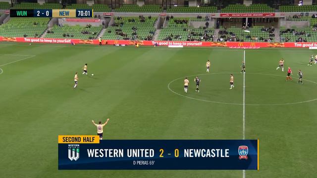 A-League 2020/21: Matchweek 18 - Western United FC v Newcastle Jets (2nd Half) смотреть онлайн