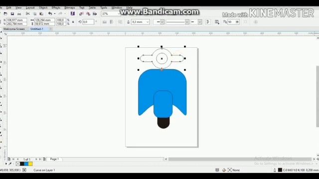 Blajar membuat logo menggunakan apk coreldraw смотреть онлайн