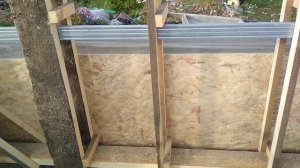 Простой каркас для опилкобетона и арболита