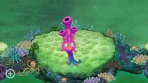 (ANIMATED) OLGAROPIPE on WATER ISLAND - MY SINGING MONSTERS: THE LOST LANDSCAPES