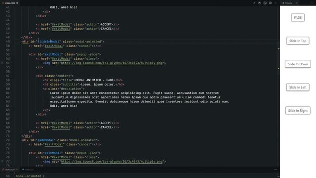 MODAL - With ANIMATED Using Only HTML | CSS смотреть онлайн