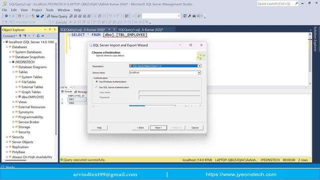Import CSV file into existing Table Sql server смотреть онлайн