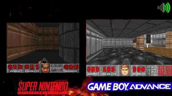 Doom (Super Nintendo/Famicom VS Game Boy Advance) Comparison