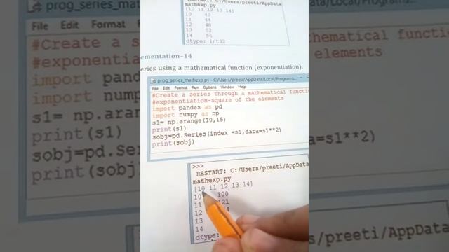 class 12 ip python pandas- mathematical experience and function, attributes смотреть онлайн