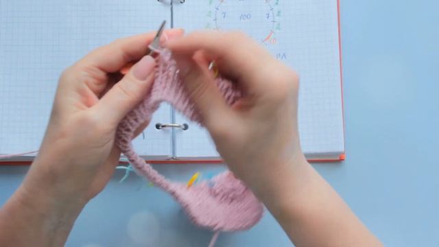 Горловина укороченными рядами.Реглан сверху.Подробный МК смотреть онлайн