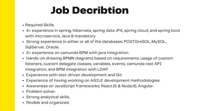 We hiring Java BPM Developer смотреть онлайн
