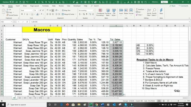 how to create macros in excel tutorial | Create Macros in Excel for beginners смотреть онлайн