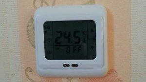 Настройка термостата теплого пола BYC71 из Китая.