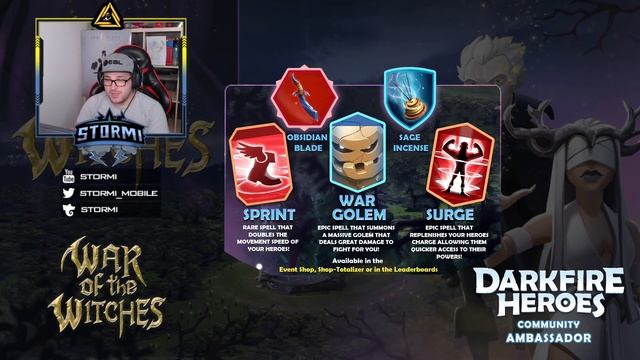 ?FREE NEW EPIC GEAR, GELFRAT and more - War of the Witches part 2 | Darkfire Heroes #109 смотреть онлайн
