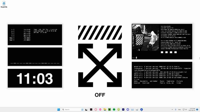 Black And White Minimalist Wallpaper (wallpaper Engine)