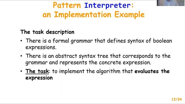 Software System Labs. Interpreter, Iterator, Visitor. Part-1. смотреть онлайн