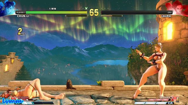 Street Fighter V Champion Edition Mod Chun Li bunny V Laura Lace 2 смотреть онлайн