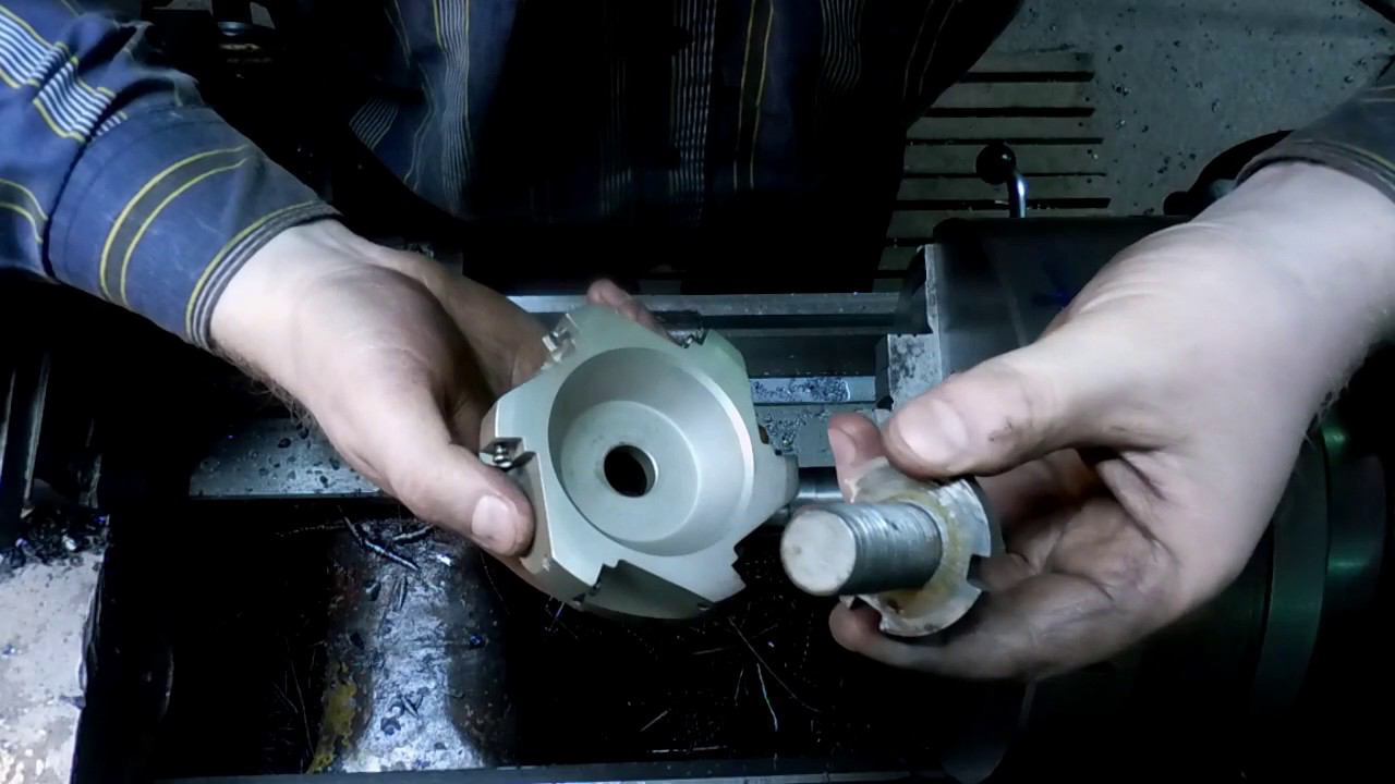 Как сделать ОПРАВКУ и посадить Фрезу BAP 400R 100 32 6 смотреть онлайн