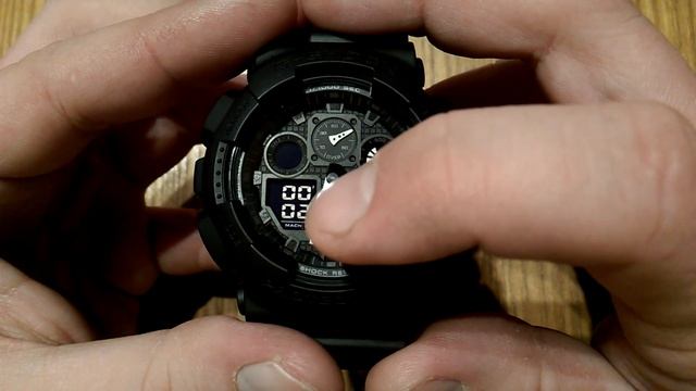 G Shock GA 100 (module 5081) User manual and a VERY detailed functions overview смотреть онлайн