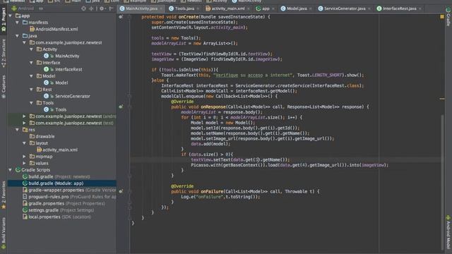 Retrofit 2.1 Picasso - Android смотреть онлайн