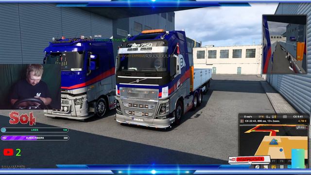 ♛ Euro Truck Simulator 2 ♛ Добро пожаловать в копанию NEVSKY EXPRESS (18+ ) смотреть онлайн