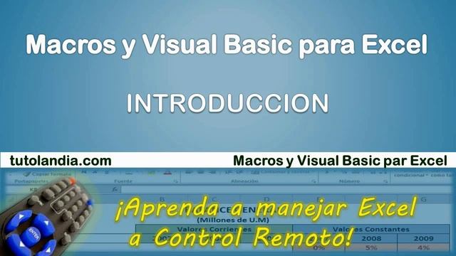 ?VIDEO 1 - CURSO DE MACROS Y VISUAL BASIC PARA EXCEL ? ✅INTRO ✅ https;//tutolandia.com смотреть онлайн
