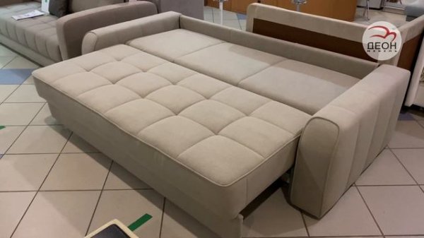 Диван "Кембридж" с механизмом пантограф на металлокаркасе. Раскладывание и краткий обзор. Rivalli