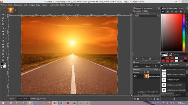 GIMP 2.10.20 Curso BÁSICO ▶▶ 7. Herramientas de color básicas смотреть онлайн