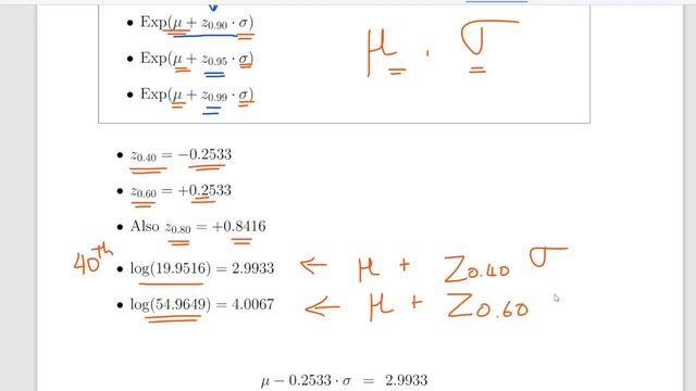 Lognormal Distribution - Percentiles (Worked Example) смотреть онлайн