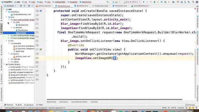 Android WorkManager with Example in hindi :- Image Blur Application (part-6) in hindi :) смотреть онлайн