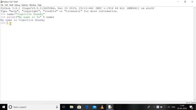 #8 Python 3.8 Programming Tutorial | String Literals Part-3 (String Formatting) смотреть онлайн