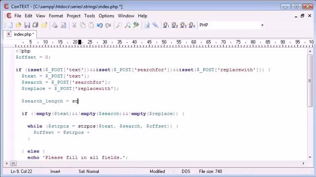 Beginner PHP Tutorial 56 Creating a Find and Replace Application Part 3 смотреть онлайн