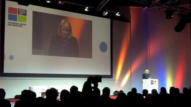 Medienforum NRW: Eröffnung Durch Ministerpräsidentin Hannelore Kraft #mefo11