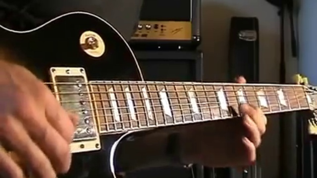 Красивое соло на электрогитаре