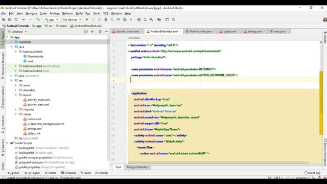 Importance Of Manifest Permissions in Android Studio | Manifest Permissions Android Studio in Hindi смотреть онлайн